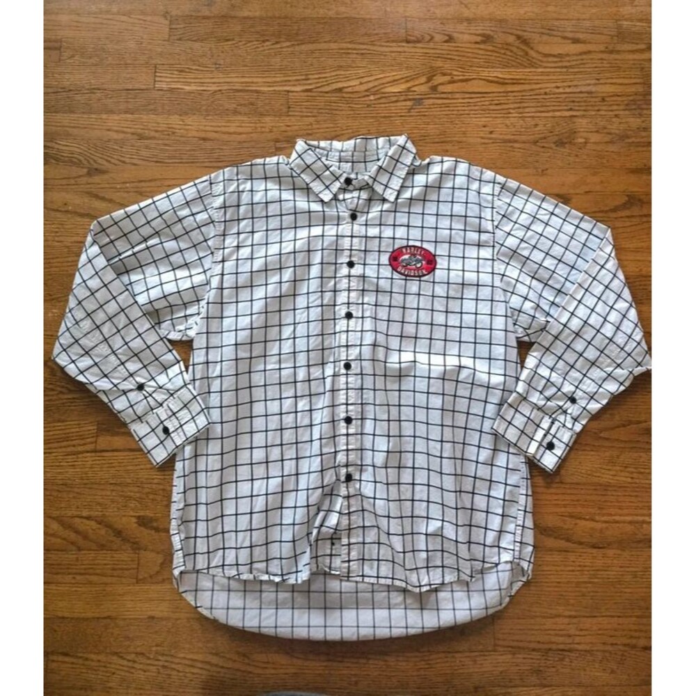 Harley Davidson Mens Printed Button Down Long Sleeve Shirt